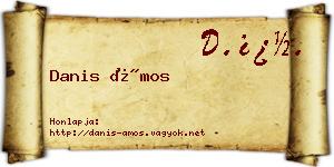 Danis Ámos névjegykártya